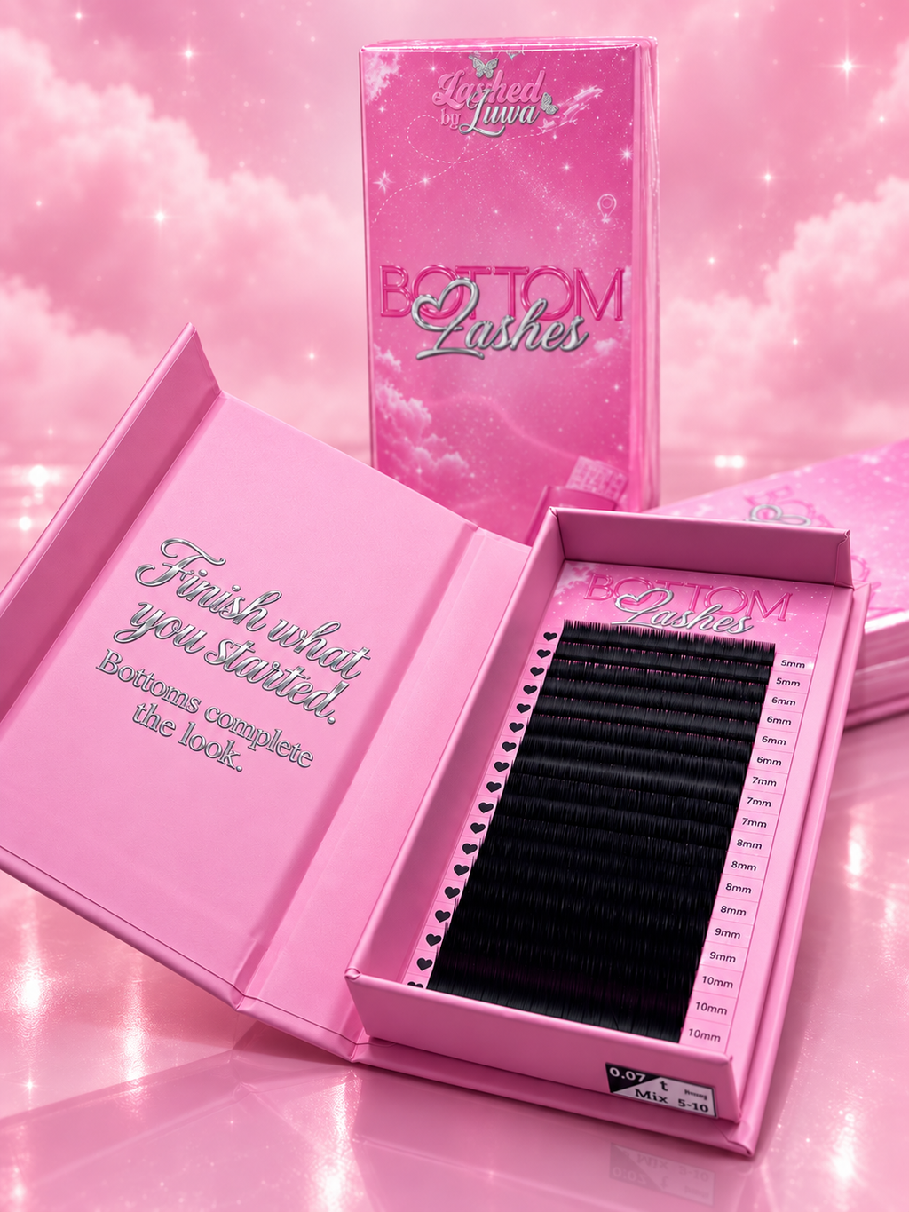 Bottom Lashes | 18-Row Easy Fan I-Curl Tray